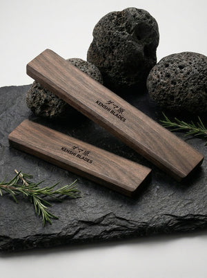 Black Walnut Magnetic Wall Knife Holder