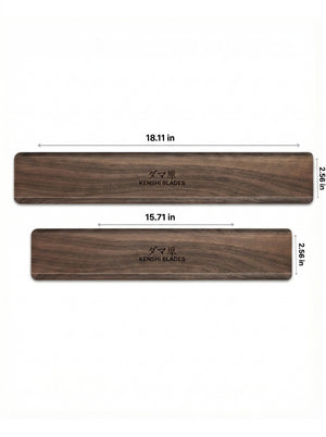 Black Walnut Magnetic Wall Knife Holder